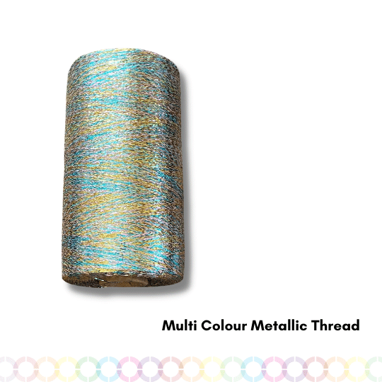 Metallic thread on sale